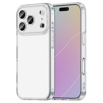 GS Ovitek za iPhone 17 Pro, silikonski s trdim hrbtom, prozoren
