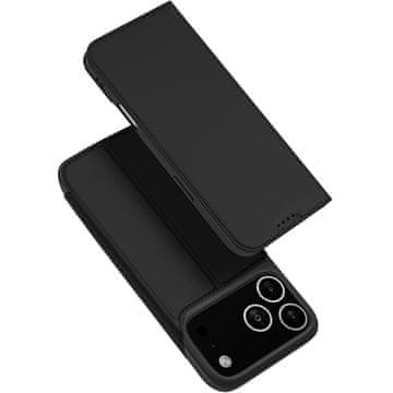 Dux Ducis Ovitek Flip za iPhone 17 Pro Max, Skin Pro, črn
