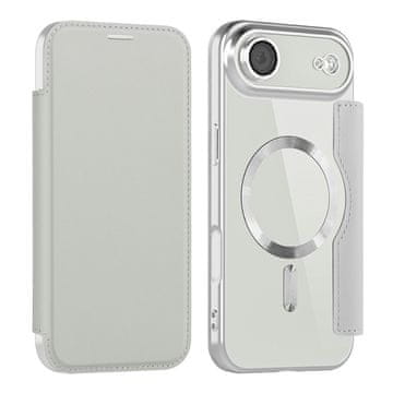 GS Ovitek za iPhone Air Flip, denarnica RFID MagSafe z zaščito kamere, titanovo siva
