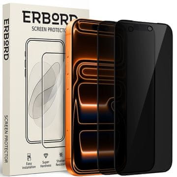 Overboard 2x zaščitno steklo za iPhone 17 Pro Max, , kaljeno proti vohunjenju