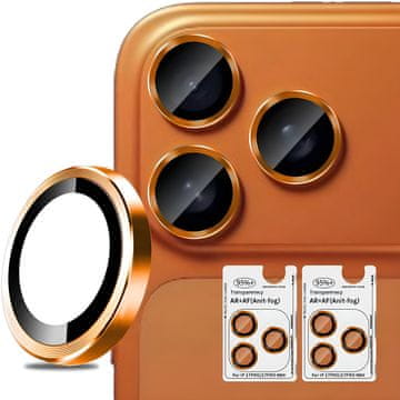 Overboard 2x OPTIK Pro zaščitno steklo za iPhone 17 Pro / 17 Pro Max, oranžno