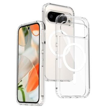 GS Ovitek za Google Pixel 10/10 Pro, Fusion Hybrid, za MagSafe, prozoren