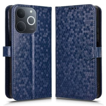 GS Realme Note 70T 4G preklopni ovitek, denarnica v obliki rombov, moder