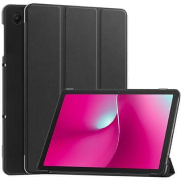 GS Ovitek za T-Mobile T Tablet 2 5G + kaljeno steklo + 6 pisal, pametni ovitek, črn