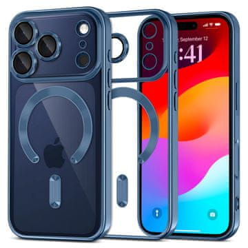 Overboard Ovitek Electro MagSafe za iPhone 17 Pro - moder