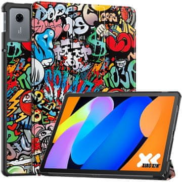 GS Ovitek za Lenovo Idea Tab 11" / Tab K11 11" (2. gen.), Smartcase, s stojalom, Graffiti