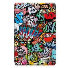 GS Ovitek za Lenovo Idea Tab 11" / Tab K11 11" (2. gen.), Smartcase, s stojalom, Graffiti