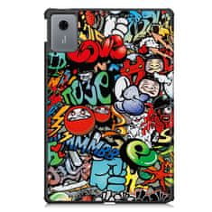 GS Ovitek za Lenovo Idea Tab 11" / Tab K11 11" (2. gen.), Smartcase, s stojalom, Graffiti