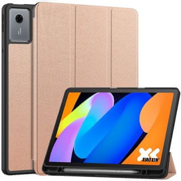 Overboard Ovitek za Lenovo Idea Tab 11" / Tab K11 11" (2. generacija), Smartcase z držalom za pisalo, roza zlata