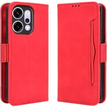 GS Ovitek za Oppo Reno 14, reža za kartico, rdeč