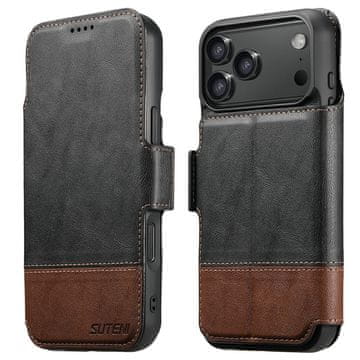 Eni 2-v-1 preklopni ovitek za iPhone 17 Pro Max, odporen na MagSafe, črn