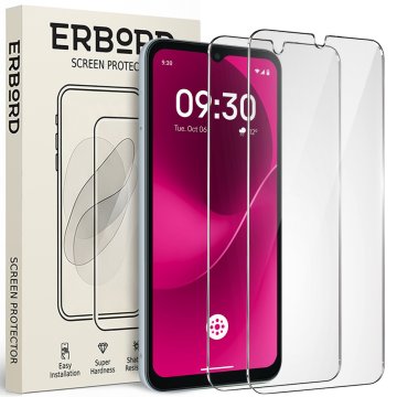 Overboard 2x kaljeno steklo za T Phone 3 5G, 9H trdo steklo, hitro