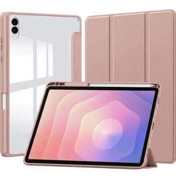 GS Ovitek Smartcase Hybrid z držalom za pisalo za Samsung Galaxy Tab S11 Ultra, roza