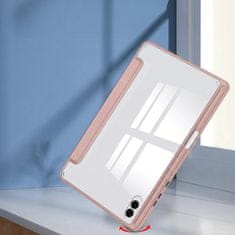 GS Ovitek Smartcase Hybrid z držalom za pisalo za Samsung Galaxy Tab S11 Ultra, roza