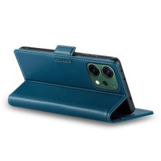 Overboard Ovitek za Oppo Reno 14, sijoč liči , denarnica s preklopom, moder