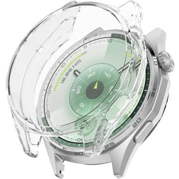 GS Ovitek 2 v 1 z zaščitnim ovitko za Huawei Watch GT 6 46 mm, prozoren