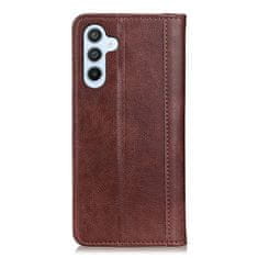 GS Ovitek za Samsung Galaxy A57 5G, usnjeni, rjav