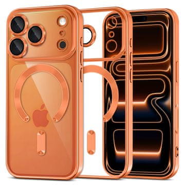 Overboard Ovitek Electro MagSafe za iPhone 17 Pro Max - oranžen