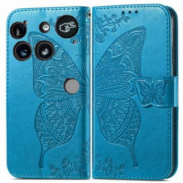 GS Ovitek za Nothing Phone 3 5G, metuljček, moder