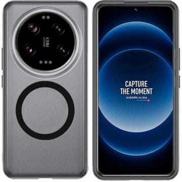 GS Ovitek za Xiaomi 13 Ultra, Fusion Hybrid, za MagSafe, črn/mlečen