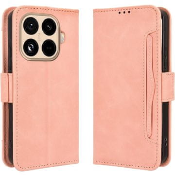 GS Preklopni ovitek za Xiaomi 15T Pro, reža za kartico, roza