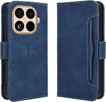 GS Preklopni ovitek za Xiaomi 15T Pro, reža za kartico, moder