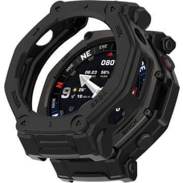 GS Zaščitni ovitek za Amazfit T-Rex 3 Pro, črn