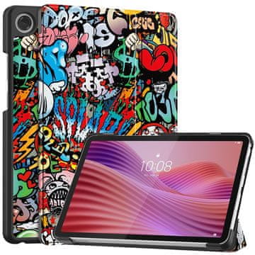 GS Ovitek za Lenovo Tab One 8,7", Smartcase, Graffiti