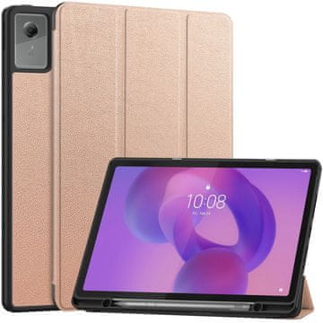 GS Pametno ohišje za Lenovo Idea Tab Plus 12,1", rožnato zlato