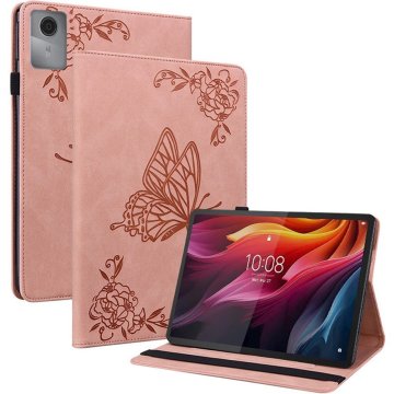 GS Ovitek za Lenovo Idea Tab 11" / Tab K11 11" (2. gen.), Metulj, roza