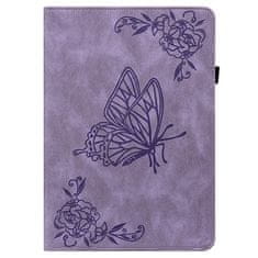 GS Ovitek za Lenovo Idea Tab 11" / Tab K11 11" (2. gen.), Butterfly, vijoličen