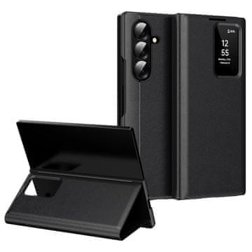 GS Ovitek denarnica Smart View za Samsung Galaxy Z Fold7, črn