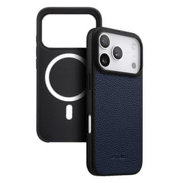 usnjen ovitek za iPhone 17 Pro Max z MagSafe, temno moder