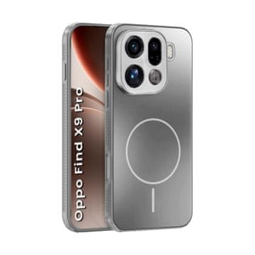 GS Zaščitni ovitek za Oppo Find X9 Pro, za MagSafe, titan