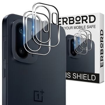 Overboard 2x kaljeno steklo zaščitni zaslon za kamero za OnePlus 15R, prozorno