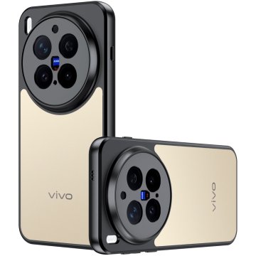 GS Ovitek za Vivo X300 Pro, Fusion Hybrid, prozoren s črnim okvirjem