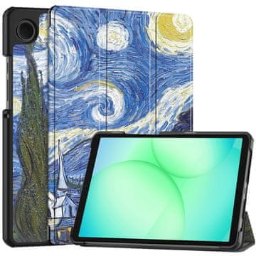 GS Ovitek za Samsung Galaxy Tab A11/A9, Smartcase, zvezdnato nebo