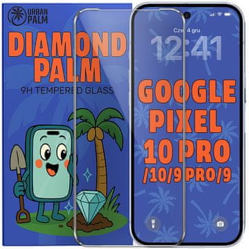 Kaljeno steklo Diamond Palm za Google Pixel 11/11 Pro / Pixel 10/10 Pro / Pixel 9/9 Pro