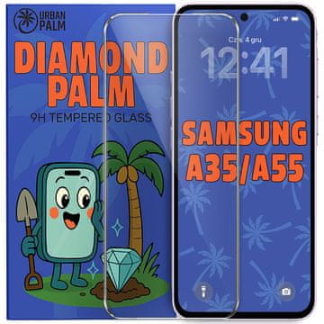 Kaljeno steklo Diamond Palm za Samsung Galaxy A55 5G / A35 5G