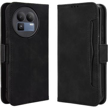 GS Realme GT 8 Pro preklopni ovitek, reža za kartico, črna