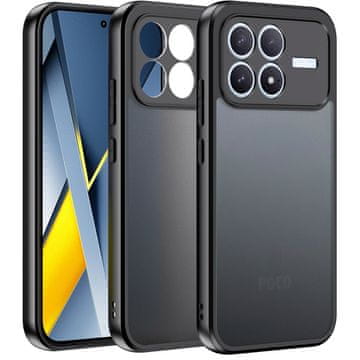 GS Ovitek za Xiaomi Poco F8 Pro, Fusion Hybrid, mat črn
