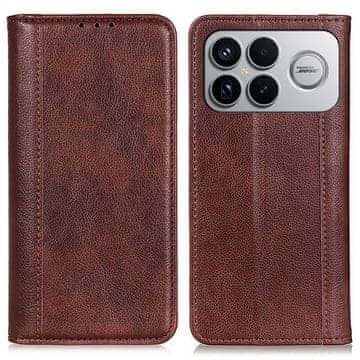 GS Ovitek za Xiaomi Poco F8 Ultra, usnjeni, rjav