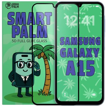 5D kaljeno steklo s polnim lepilom za pametno dlan za Samsung Galaxy A15 4G/5G