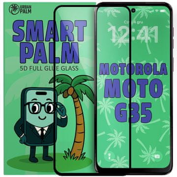 5D Full Glue Smart Palm kaljeno steklo za Motorola Moto G35 5G