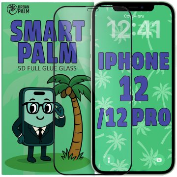 5D kaljeno steklo s polnim lepilom za iPhone 12/12 Pro