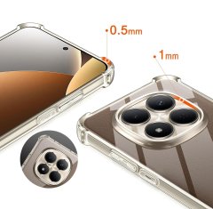 Overboard Ovitek za Xiaomi Redmi Note 15 Pro Plus 5G / Poco M8 Pro 5G, odporen proti padcem, prozoren
