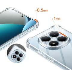 Overboard Ovitek za Xiaomi Redmi Note 15 Pro 5G, odporen proti padcem, prozoren