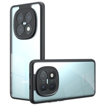 GS Ovitek za Xiaomi Redmi Note 15 5G / Poco M8 5G, Fusion Hybrid, prozoren s črnim okvirjem