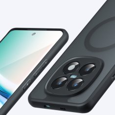 Overboard Ovitek za Xiaomi Redmi Note 15 5G / Poco M8 5G, za MagSafe, mat ovitek , črn