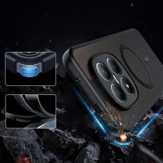 Overboard Ovitek za Xiaomi Redmi Note 15 Pro Plus 5G / Poco M8 Pro 5G, za MagSafe, mat ovitek , črn